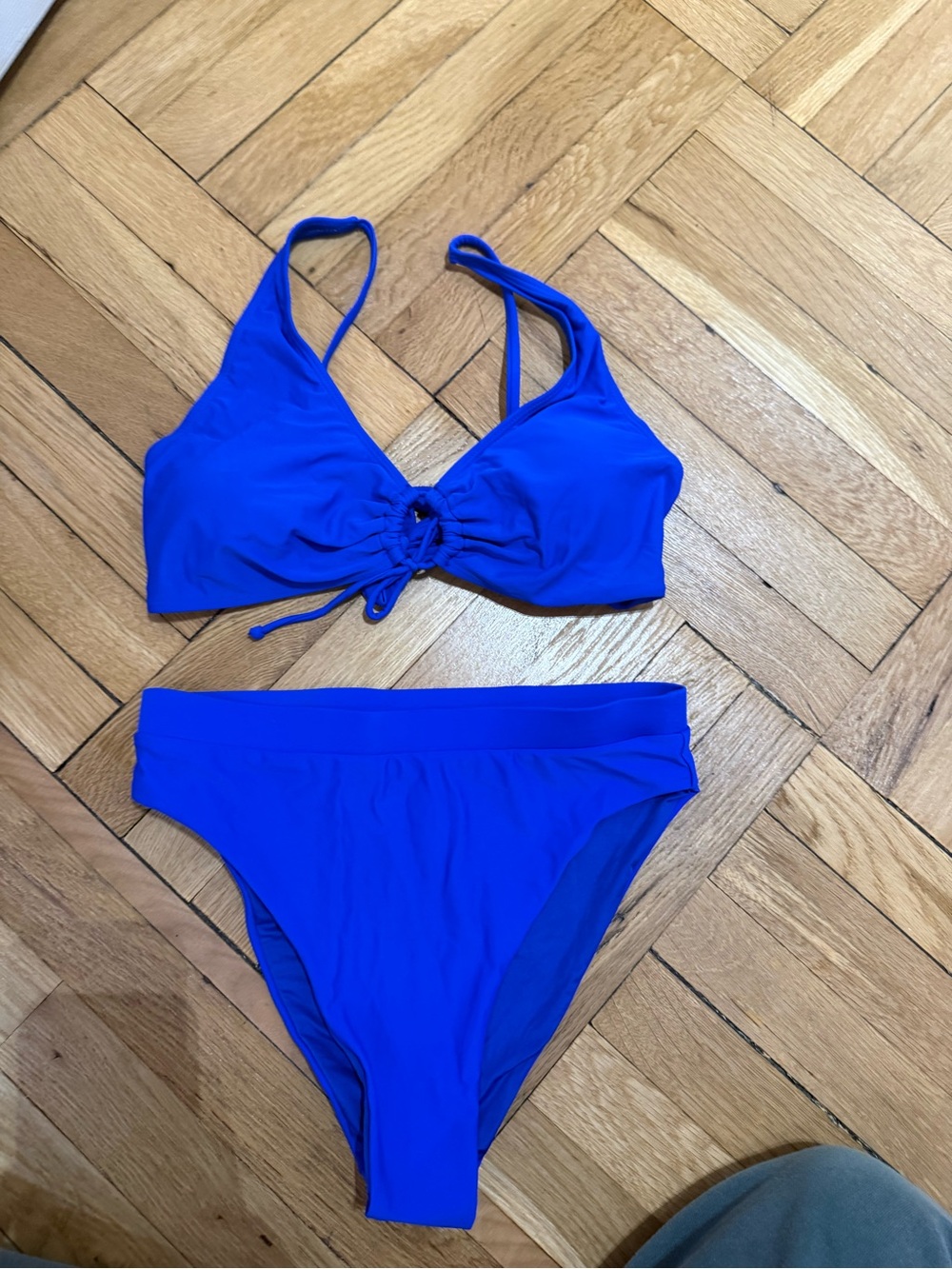 Bright Blue Two-Piece Bikini Set
